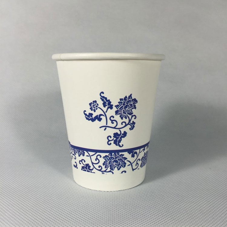 青花纸杯